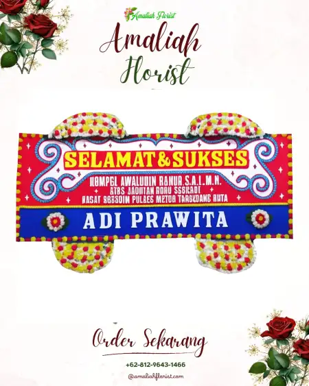 Papan Bunga Ucapan Selamat Arso Barat